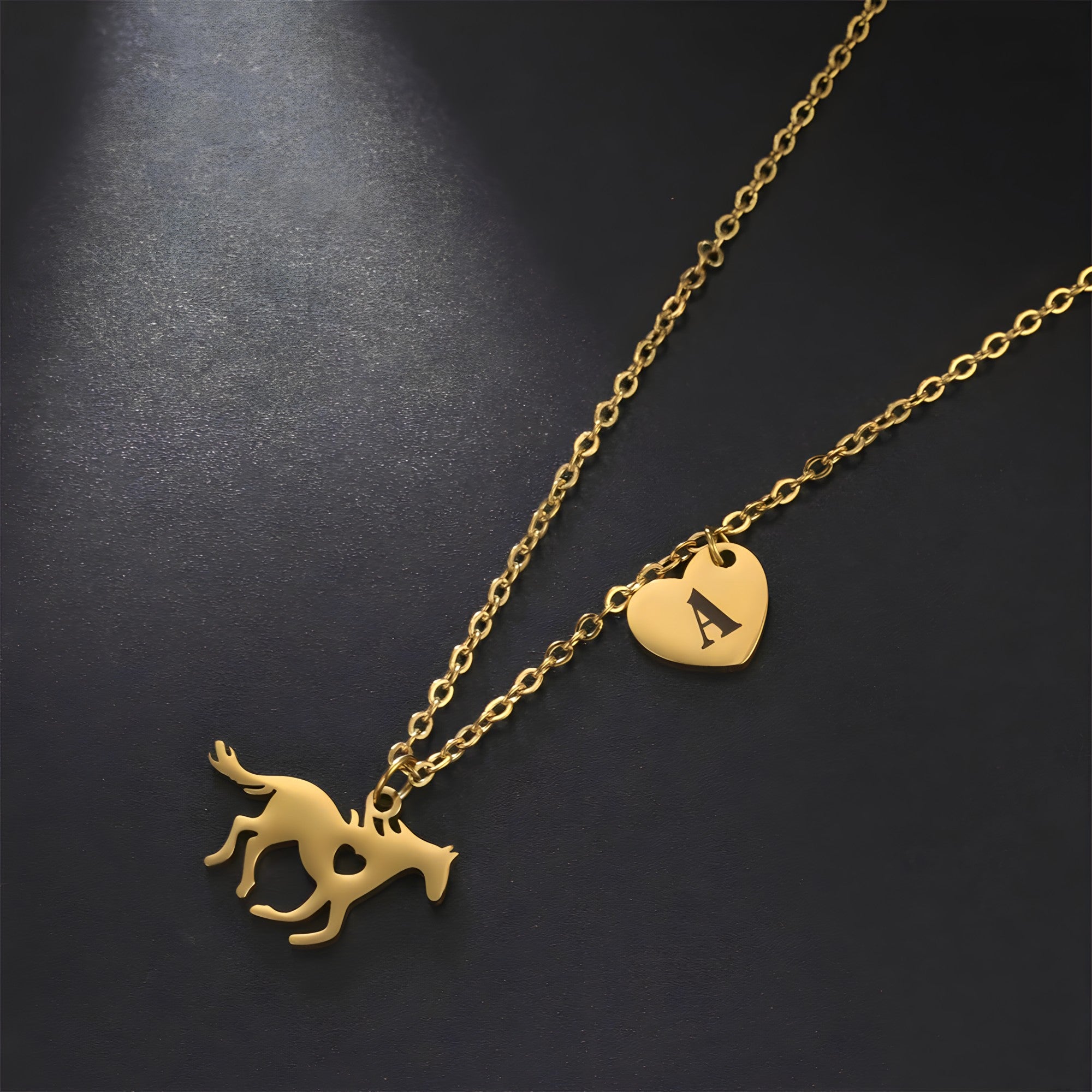 Equine Monogram Pendant